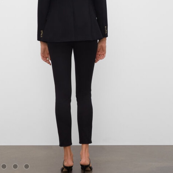 Club Monaco Slim Seam Trouser black size 4 - Picture 3 of 12